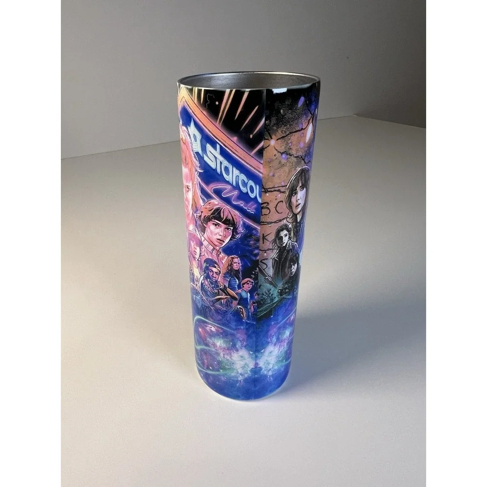 Stranger Things Tall‎ 20 oz Skinny Metal Tumbler